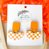 Game Day Betty Earrings- Orange