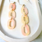 Quartz Maggie Earrings- Opal