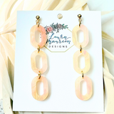 Quartz Maggie Earrings- Opal