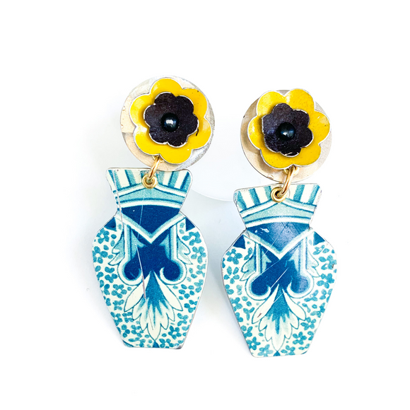 Susan Earrings 2- Plant Lady