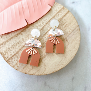 Blushing Blooms Faith Earrings