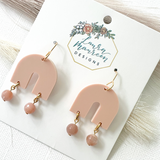 Everyday Gracie Earrings- Blush & Sunstone