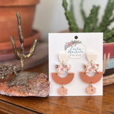 Blushing Blooms Clementine Earrings